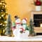 Glitzhome® 10.25" Christmas Resin Snowman Family Table Decor